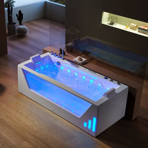 Baignoire balnéo Luminosa 53 jets avec hublot 