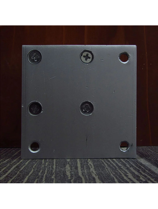 Pieds pour meuble en aluminium brossé très légers