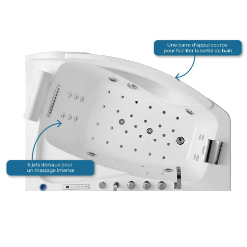 Baignoire balnéo G-Borneo 42 jets