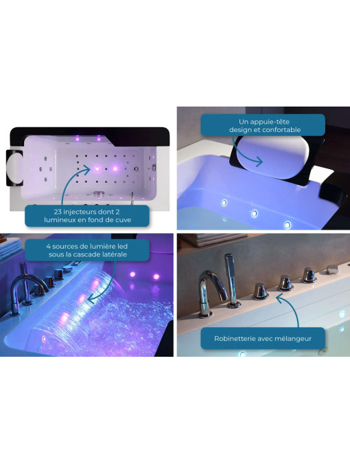 Détails Balnéo Monaco 37 jets