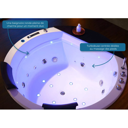 Baignoire balnéo 24 jets de massage Nouméa