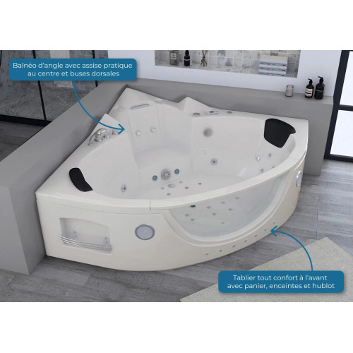 Baignoire balnéo 38 jets de massage Seattle