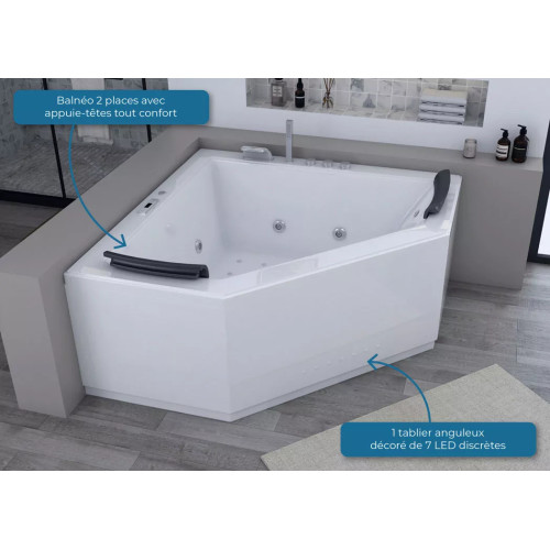 Baignoire balnéo Duo 31 jets