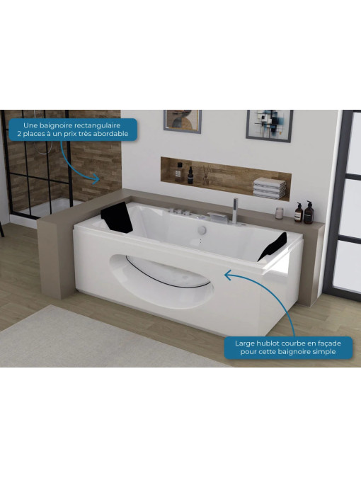 Baignoire balnéo Caïman-S 28 jets à bas prix
