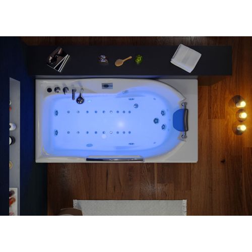 Baignoire balnéo rectangulaire G-Fidji 30 jets