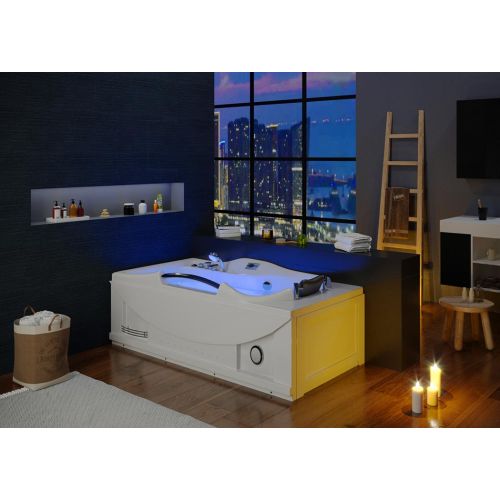 Baignoire balnéo rectangulaire G-Fidji 30 jets
