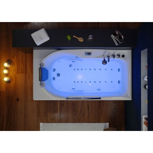 Baignoire balnéo rectangulaire D-Fidji 30 jets