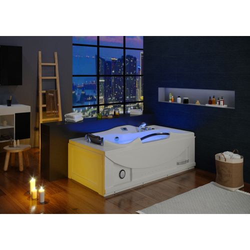 Baignoire balnéo rectangulaire D-Fidji 30 jets