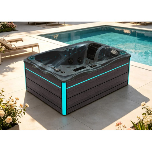 SPA 2 places Romantic Midnight Opal Ardoise 46 jets