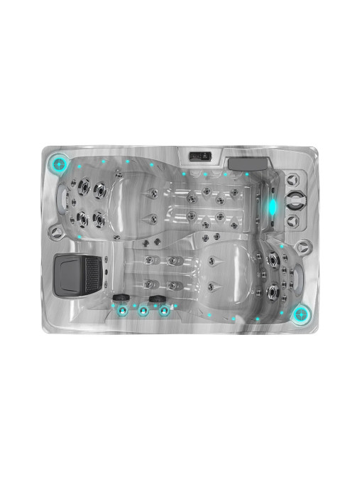SPA 200cm Romantic Odyssey Ardoise 46 jets
