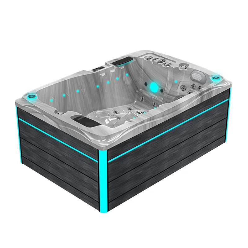 SPA design 2 places Romantic Odyssey Gris 46 jets
