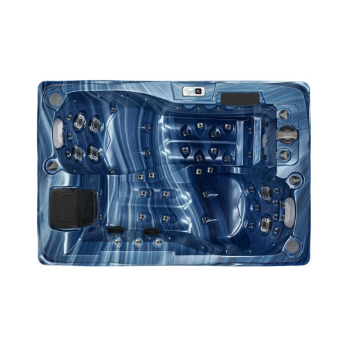 SPA 2 places Romantic Ocean Wave Gris 46 jets hydromassants