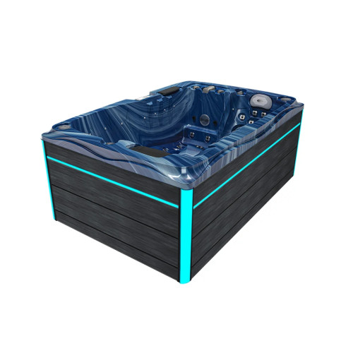 SPA 2 places Romantic Ocean Wave Gris 46 jets hydromassants