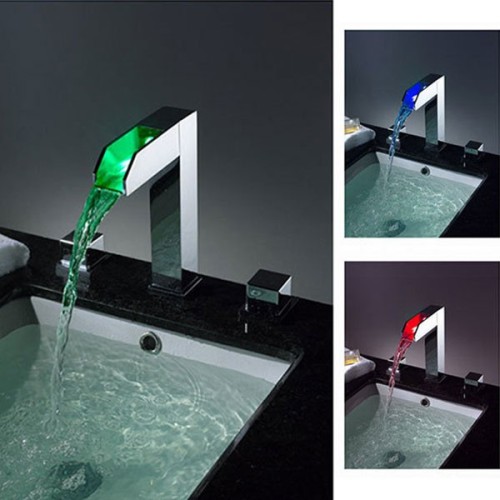 Robinet mélangeur lumineux à Led SDLPT02