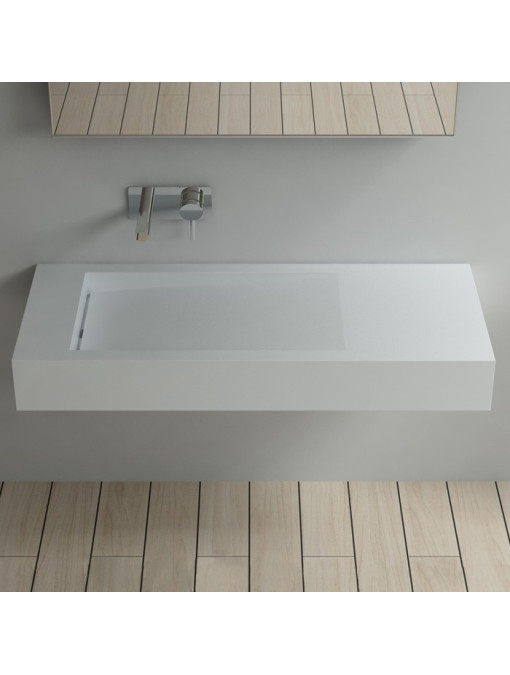 Plan vasque suspendu pour robinet mural SDPW12-B