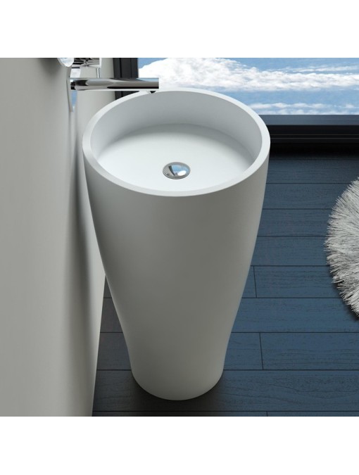Vasque totem SDPW33 avec bonde push&up