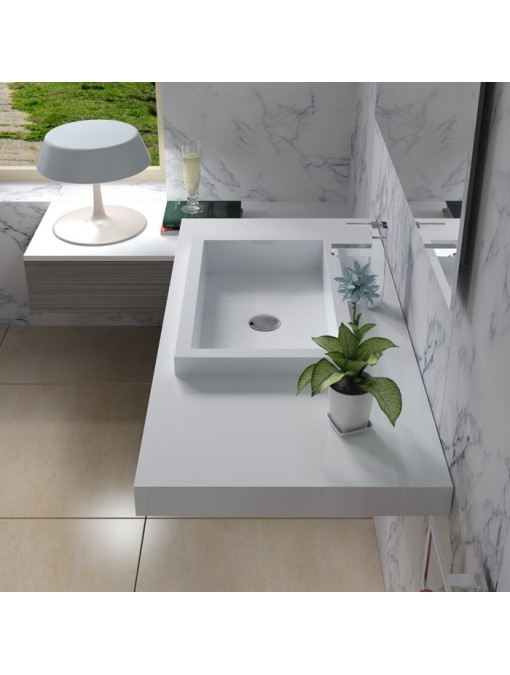 Vasque rectangulaire à rebord pour le modèle SDPW44