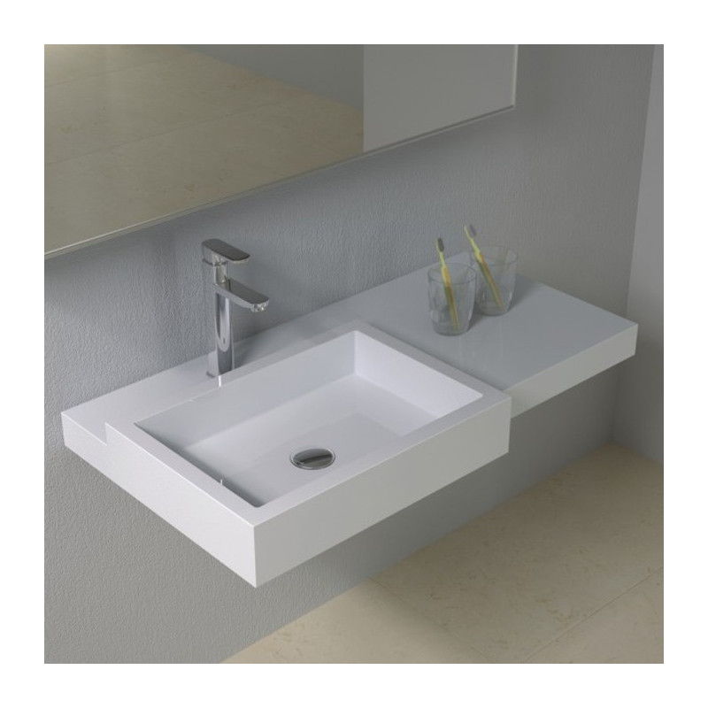 Plan vasque solid surface Réf : SDPW48