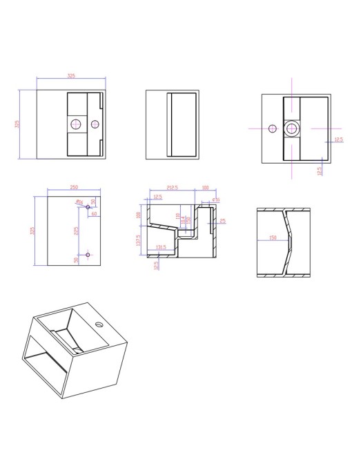 Schéma et dimensions de SDWD3835