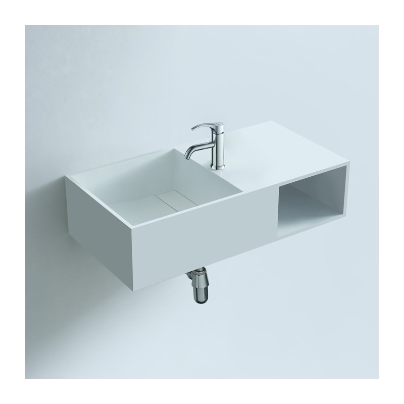 Lave-main design pour WC avec niche latérale, lave-main moderne SDWD3837