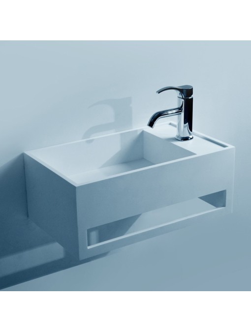 Lave-mains pour sanitaire SDWD3877 avec porte-serviette intégré
