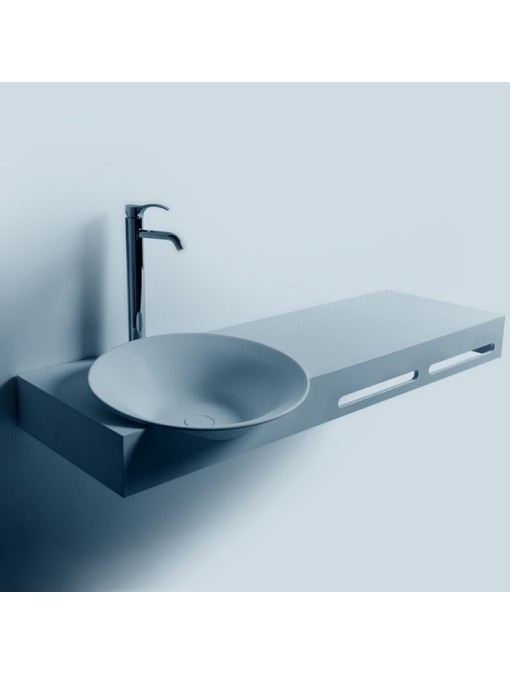 Plan vasque suspendu SDWD3890-1 avec deux portes-serviettes