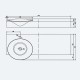 Plan et dimensions du plan vasque SDWD3890-1