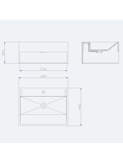 Plan du lave-mains SDWD38159