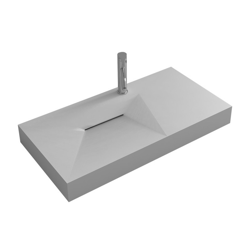 Plan vasque solid surface Réf : SDWD38427