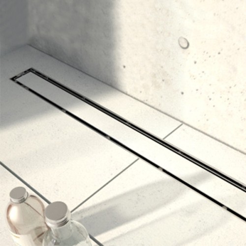 Receveur à carreler Aqua Line 100 x 90 avec caniveau
