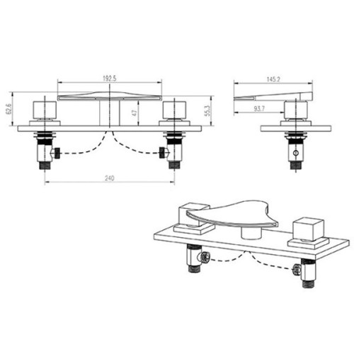 Robinet mélangeur pour vasque SDLPT05