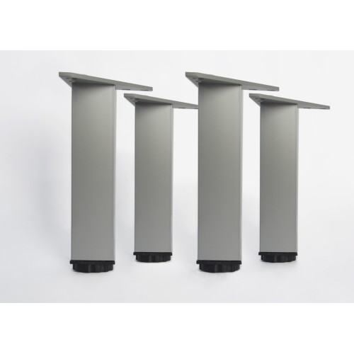 Lot de 4 pieds carrés pour meuble en 180 mm de haut