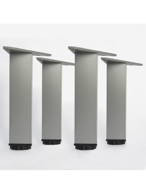 Lot de 4 pieds carrés pour meuble en 180 mm de haut