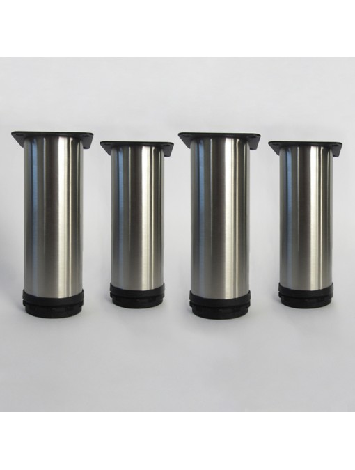 Lot de 4 pieds ronds pour meuble en 150 mm de haut