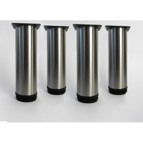 Lot de 4 pieds ronds pour meuble en 18 cm