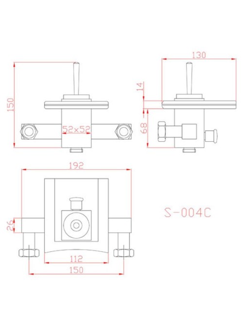 Plan du robinet cascade SDS004C