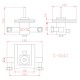 Plan du robinet cascade SDS004C