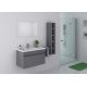 Meuble de salle de bain simple vasque gris