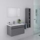 ensemble de salle de bains complet couleur gris taupe dis800a gt