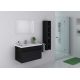 Meuble de salle de bain simple vasque noir