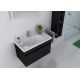 Meuble simple vasque DIS800A Noir