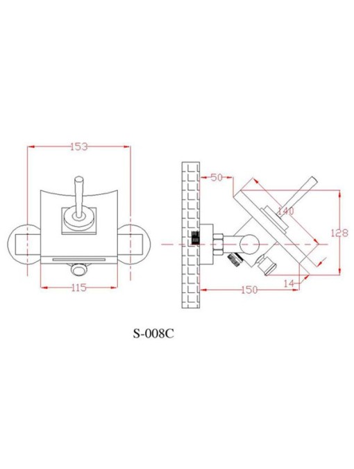 Plan pour installation robinet SDS008C