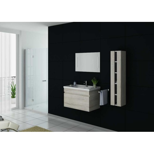 Meuble simple vasque DIS800A couleur Scandinave