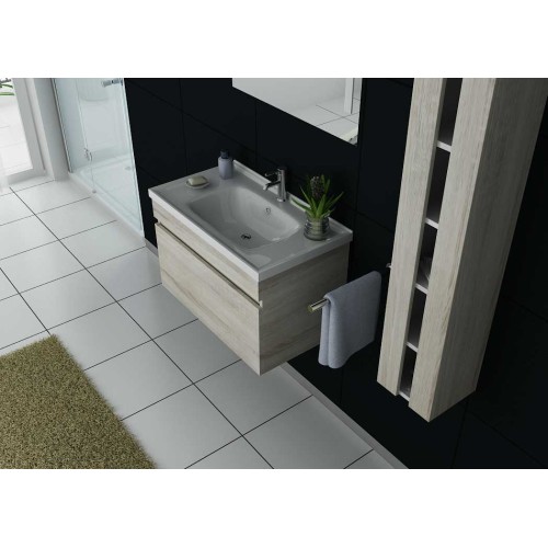 Meuble simple vasque DIS800A couleur Scandinave