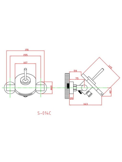Schéma robinet mitigeur SDS014C