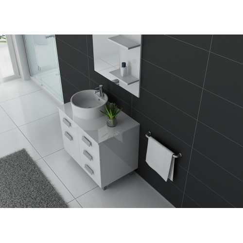 Meuble de salle de bain MILAN Blanc