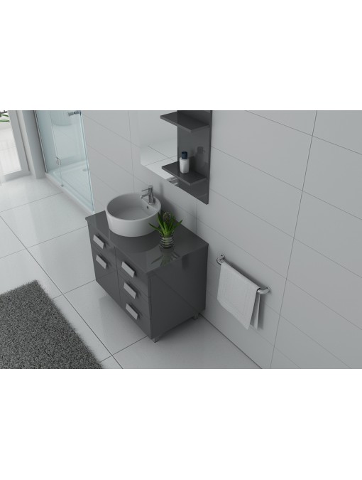 Meuble salle de bain MILAN Gris Taupe