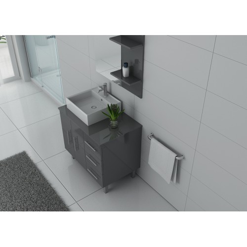 Meuble de salle de bain FLORENCE Gris Taupe