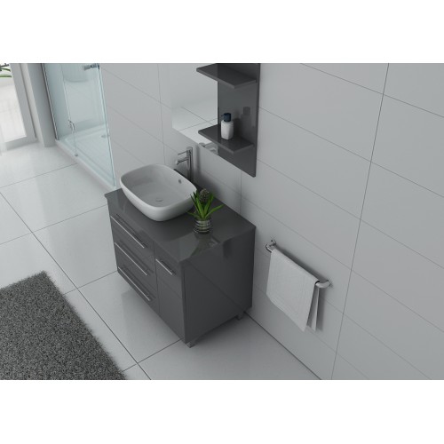 Meuble de salle de bain TOSCANE Gris Taupe