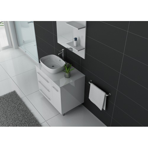 Meuble de salle de bain TOSCANE Blanc